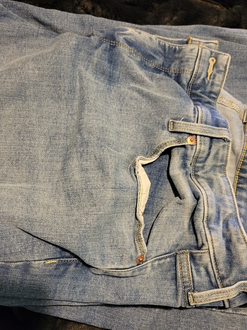 Ava & Viv Light Blue Relaxed Fit Men's Jeans
